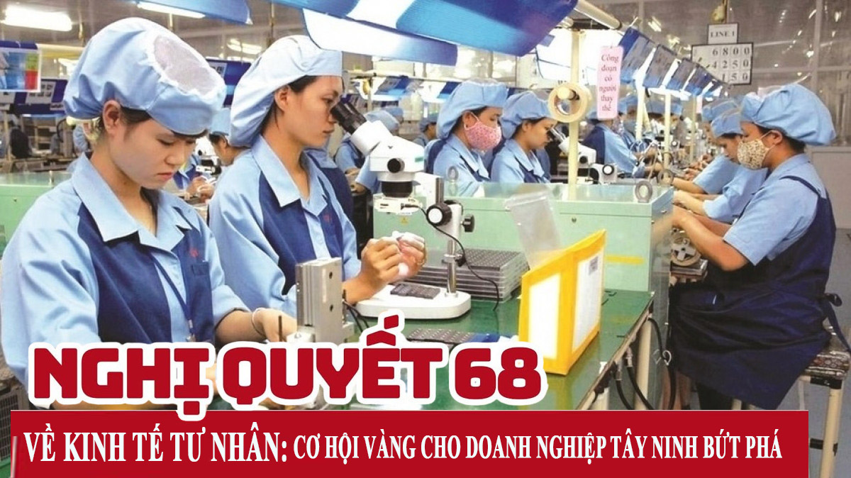 Nghị quyết 68 về kinh tế tư nhân: Cơ hội vàng cho doanh nghiệp Tây Ninh bứt phá