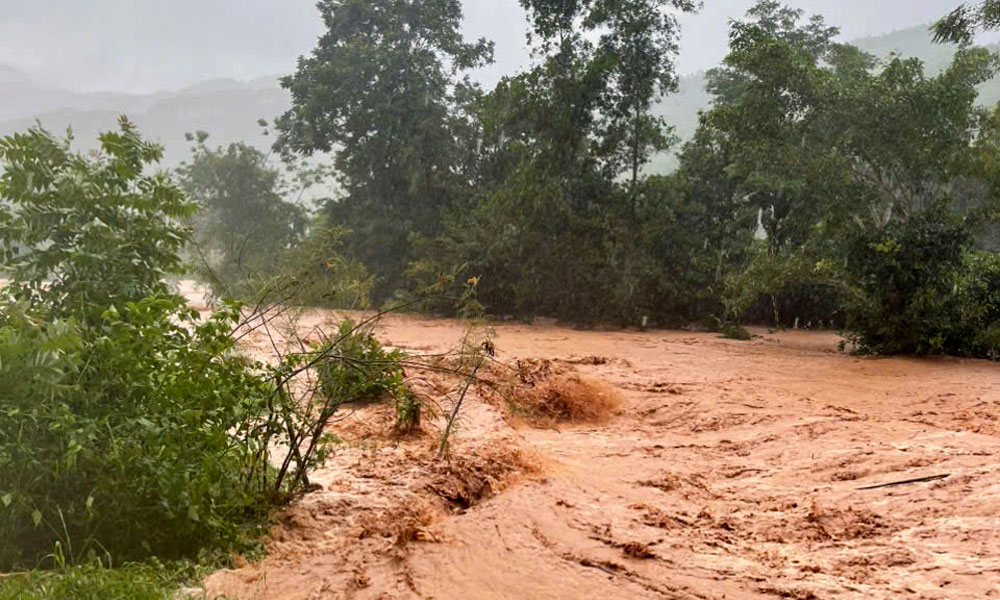 Bắc Ninh: Ảnh hưởng từ bão số 10, nhiều xã vùng cao xảy ra mưa lũ