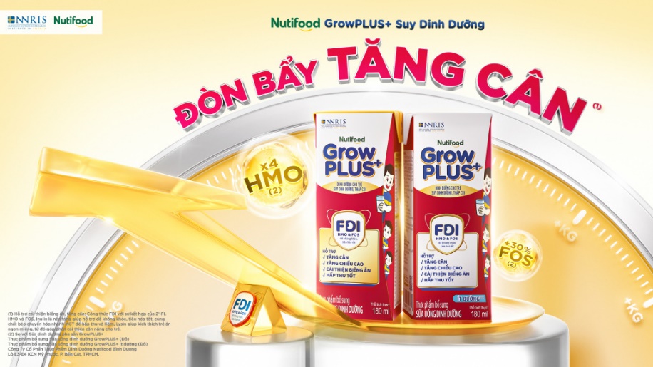 Nutifood GrowPLUS+ Suy Dinh Dưỡng giới thiệu phiên bản mới: công thức vượt trội, diện mạo bứt phá