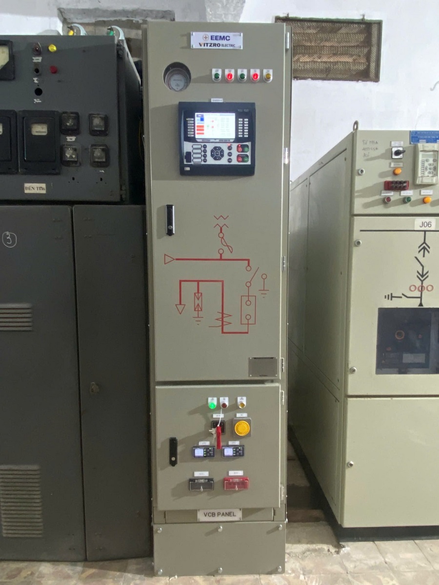 Thiết bị GIS khí khô đang vận hành tại trạm điện chính của EEMC