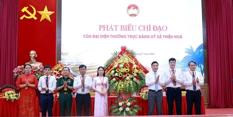 Ủy ban MTTQ xã Thiệu Hóa tổ chức trọng thể Đại hội đại biểu lần thứ I, nhiệm kỳ 2025-2030