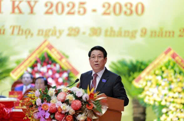 Chủ tịch nước Lương Cường dự chỉ đạo Đại hội đại biểu tỉnh Phú Thọ nhiệm kỳ 2025-2030.
