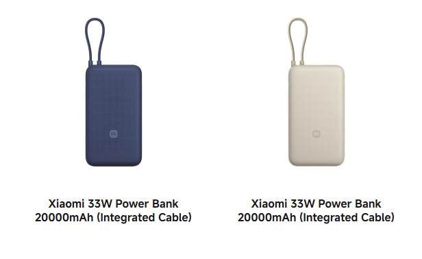 Thu hồi pin sạc dự phòng Xiaomi 33W Power Bank 20000mAh tại Việt Nam