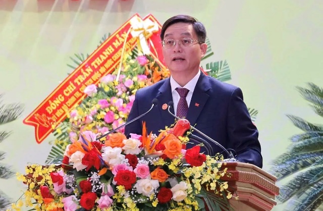 Ủy viên Ban Chấp hành Trung ương Đảng, Bí thư Tỉnh ủy Đắk Lắk Nguyễn Đình Trung phát biểu bế mạc Đại hội.