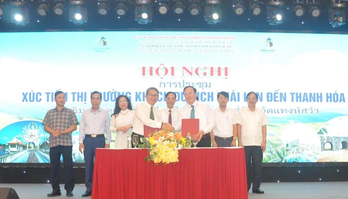 Hiệp hội Du lịch miền Đông Bắc Thái Lan, Hiệp hội Du lịch tỉnh Thanh Hóa ký kết Biên bản ghi nhớ hợp tác du lịch.