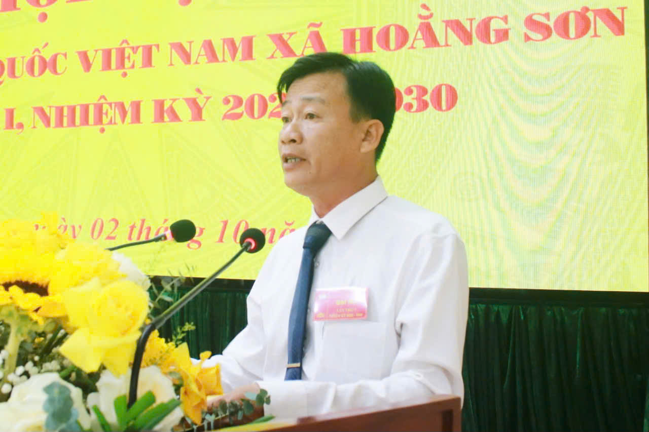 Đại hội đại biểu Ủy ban MTTQ xã Hoăng Sơn lần thứ I, nhiệm kỳ 2025 - 2030