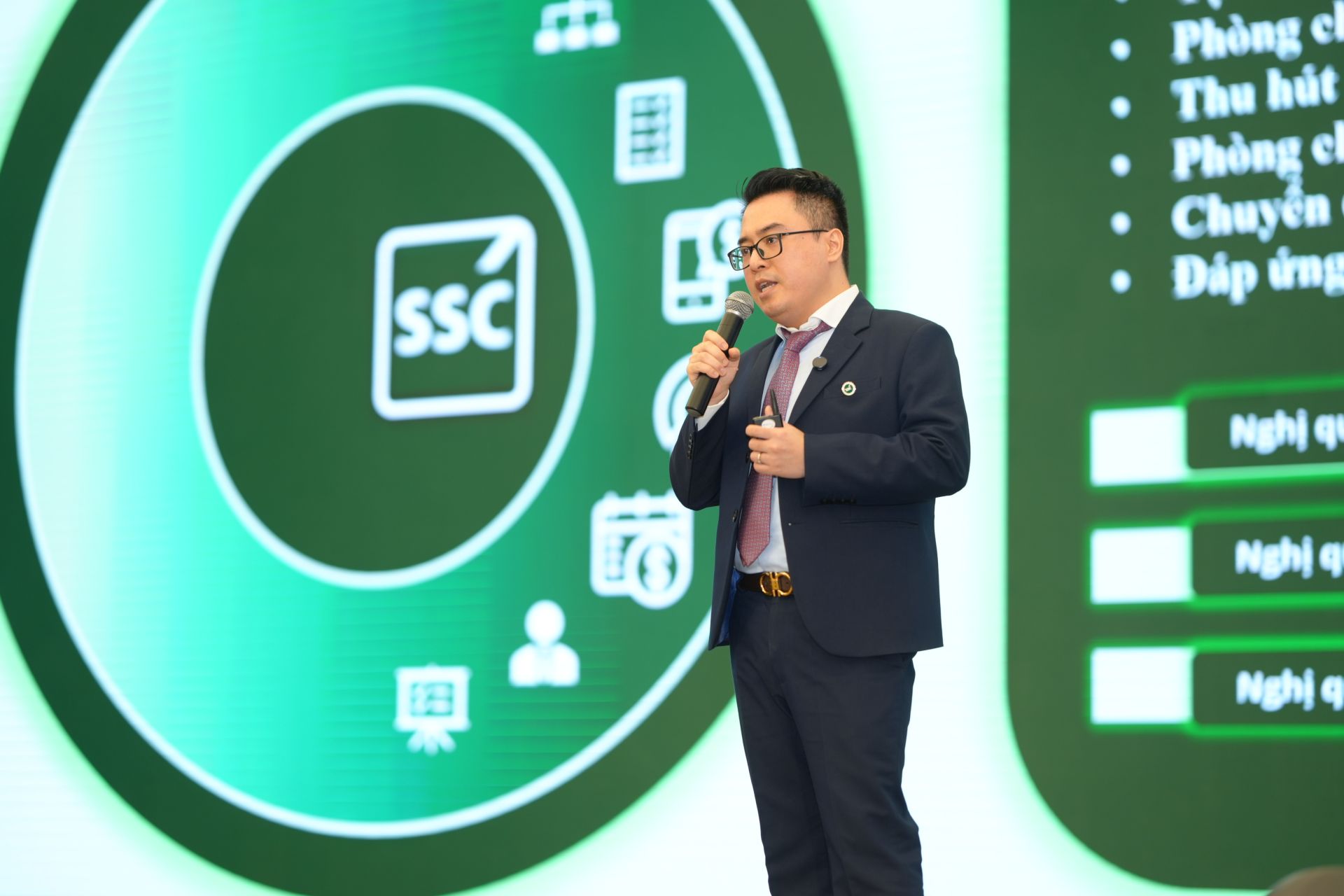 Ông Tô Trần Hòa nhấn mạnh Nghị quyết 05 là nền tảng pháp lý quan trọng cho việc hình thành thị trường TSMH trong nước.