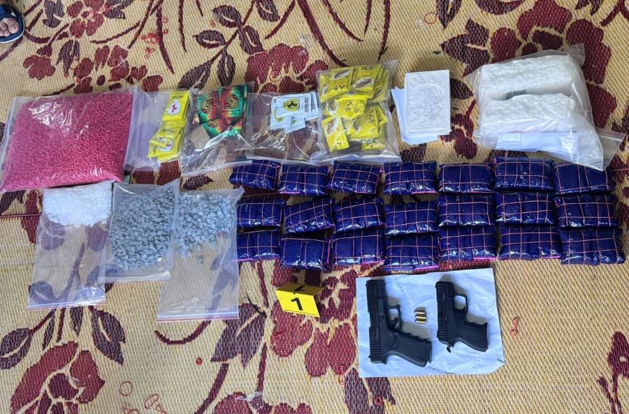 Tổng số ma túy và vũ khí quân dụng thu giữ được từ quá trình đấu tranh chuyên án.