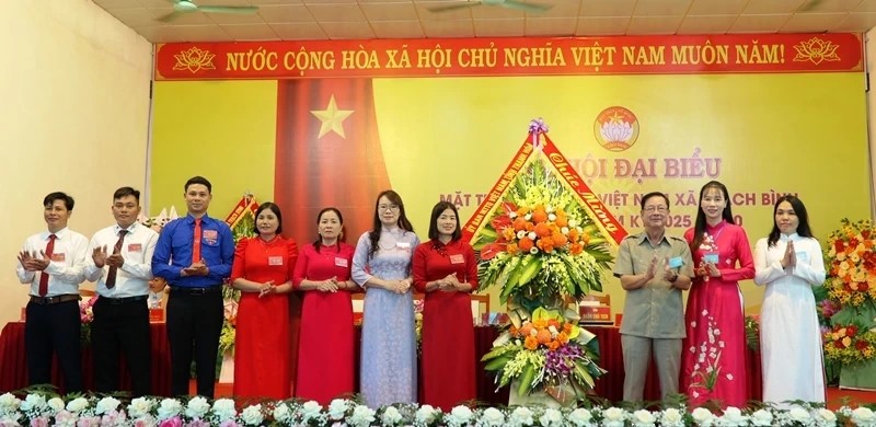 Ủy ban MTTQ xã Thạch Bình tổ chức trọng thể Đại hội đại biểu lần thứ I, nhiệm kỳ 2025-2030