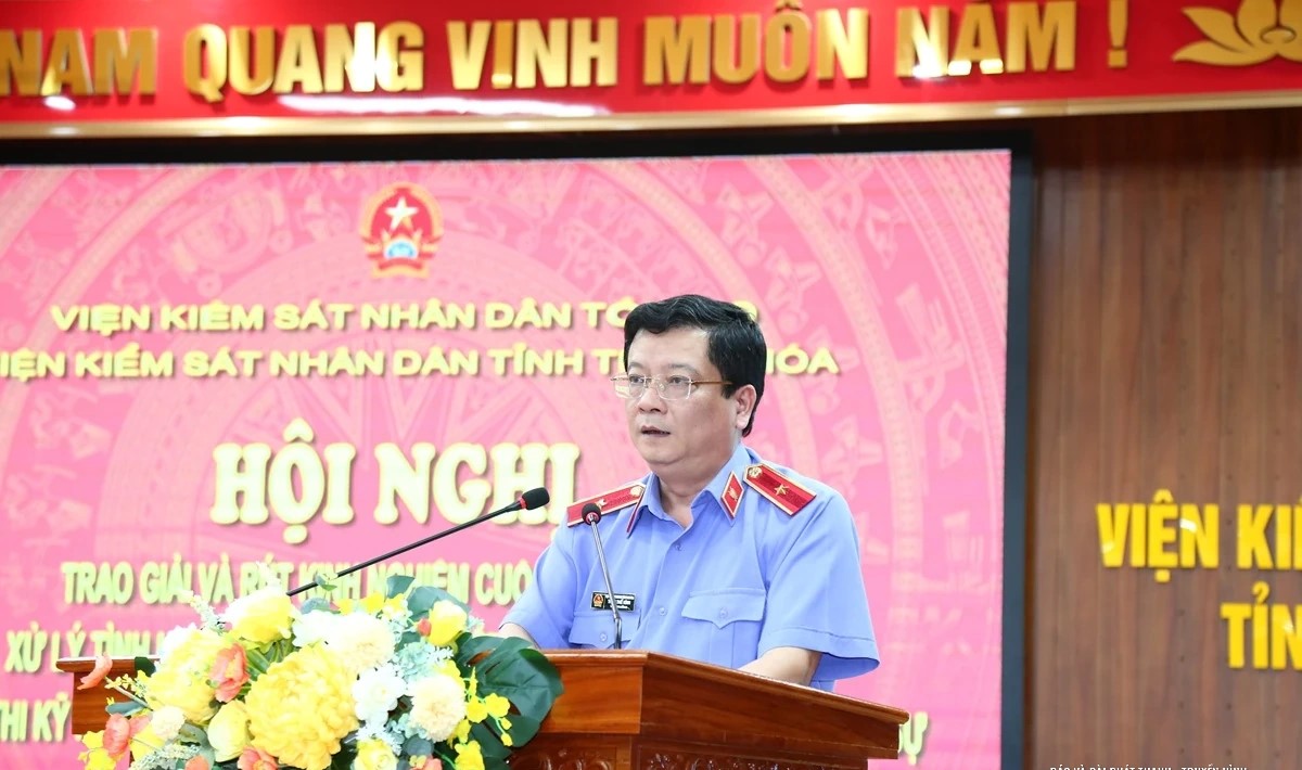 Viện Kiểm sát Nhân dân tỉnh Thanh Hóa tổng kết, trao giải các cuộc thi nghiệp vụ