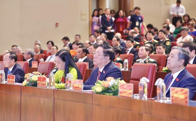 Đại biểu lãnh đạo, quan khách dự Đại hội. Ảnh: BTC
