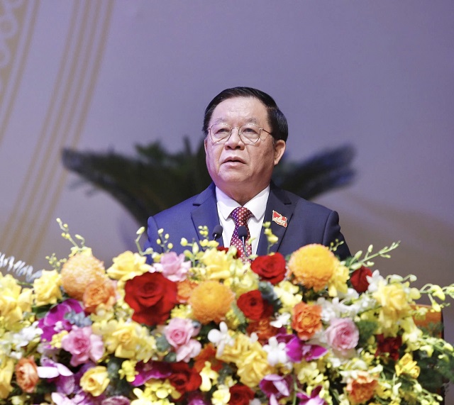 Ông Nguyễn Trọng Nghĩa phát biểu ý kiến chỉ đạo Đại hội. Ảnh: BTC