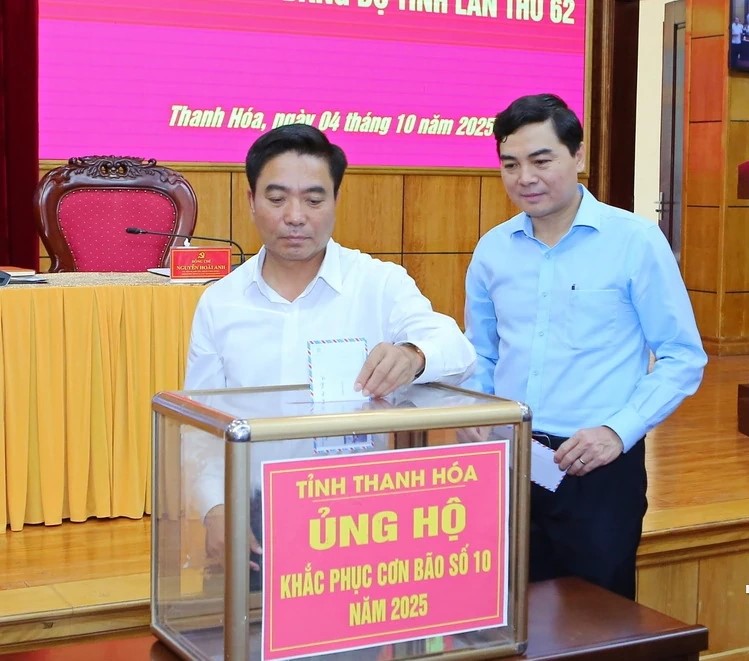 Thanh Hóa phát động quyên góp, ủng hộ đồng bào bị thiệt hại do bão số 10