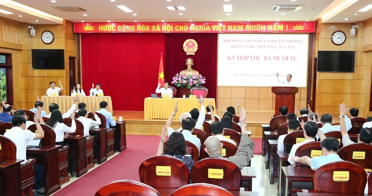 Kỳ họp thứ 34, HĐND tỉnh Thanh Hóa thông qua 16 nghị quyết quan trọng