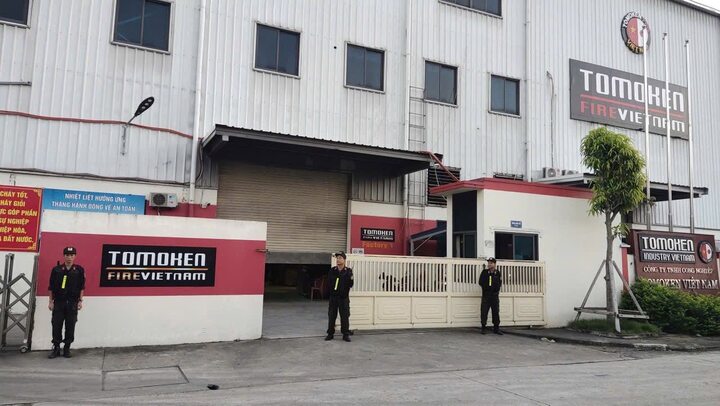 Công ty Tomoken sản xuất bình chữa cháy giả. Ảnh: CACC. Công ty Tomoken sản xuất bình chữa cháy giả. Ảnh: CACC.