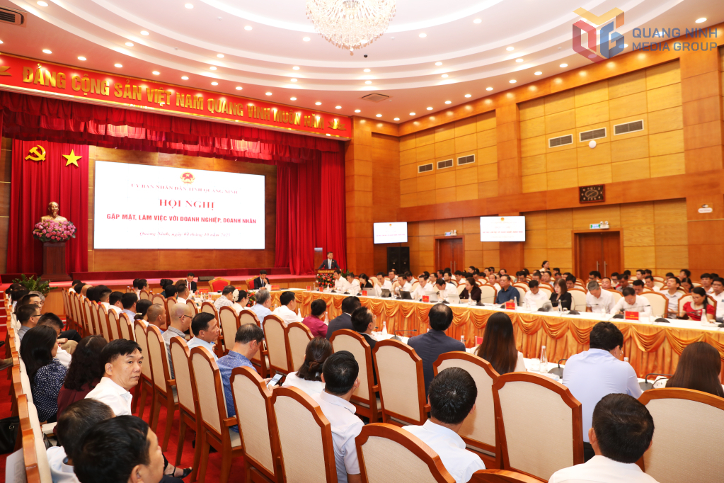 UBND tỉnh Quảng Ninh gặp mặt, làm việc với doanh nghiệp, doanh nhân trên địa bàn