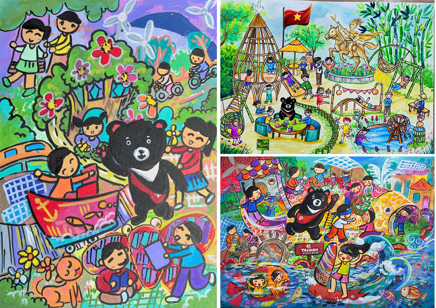 Hàng trăm học sinh hưởng ứng Cuộc thi vẽ tranh “Sân chơi xanh cho tương lai em”