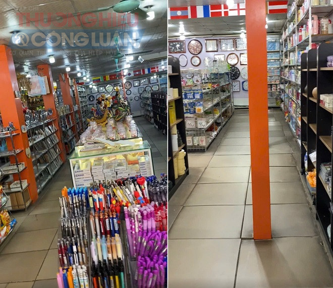 Mặc dù là nhà sách, nhưng cơ sở này bày bán đa dạng các sản phẩm