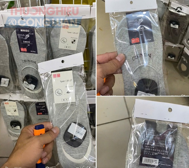 Thậm chí còn có một số sản phẩm có dấu hiệu nhái thương hiệu nổi tiếng