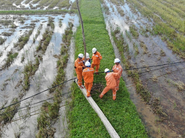 Ngành điện Nghệ An nỗ lực cán đích, sớm khôi phục toàn bộ lưới điện sau bão