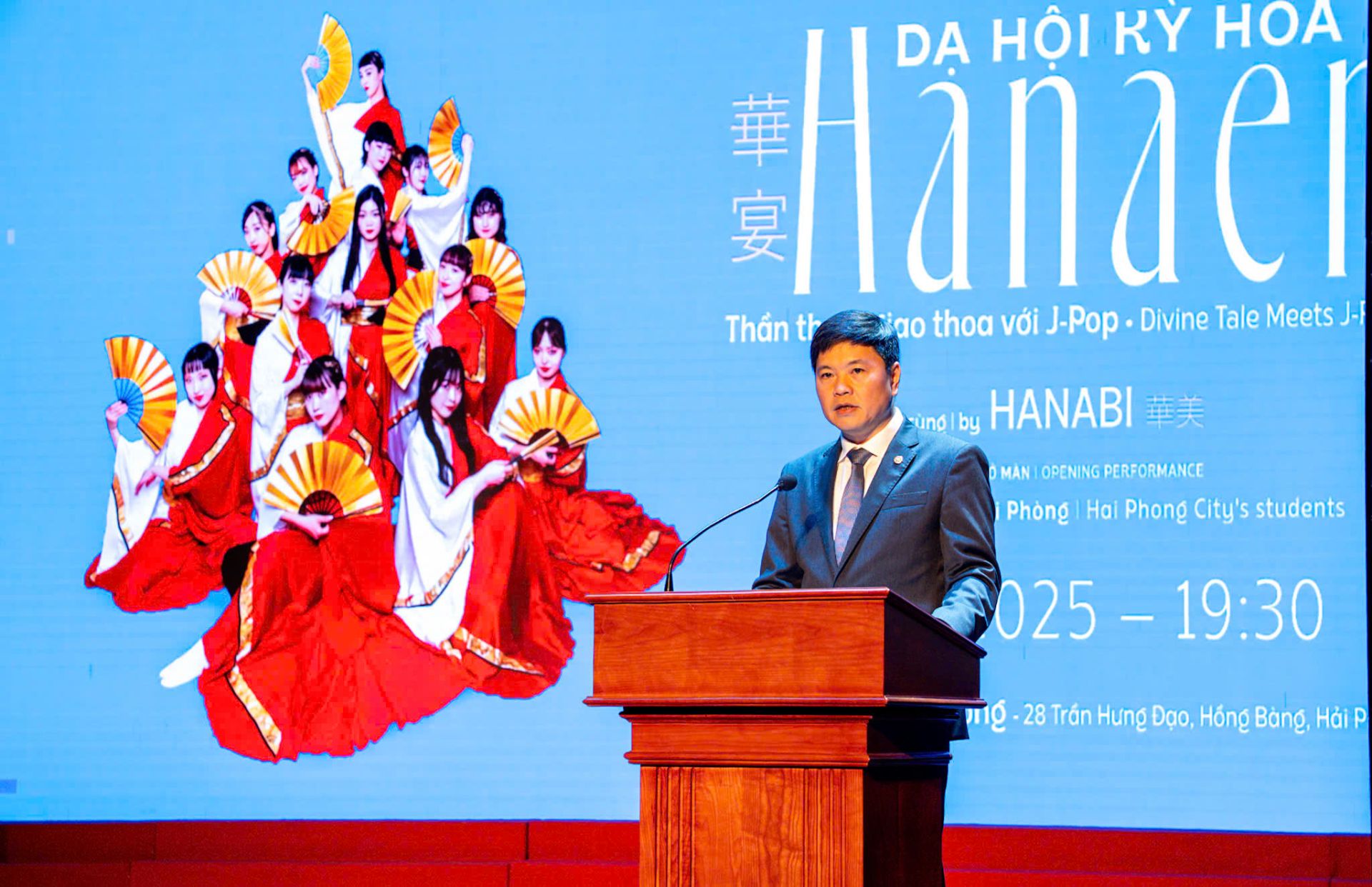 Phó Chủ tịch UBND thành phố Hoàng Minh Cường phát biểu tại chương trình. Phó Chủ tịch UBND thành phố Hoàng Minh Cường phát biểu tại chương trình.