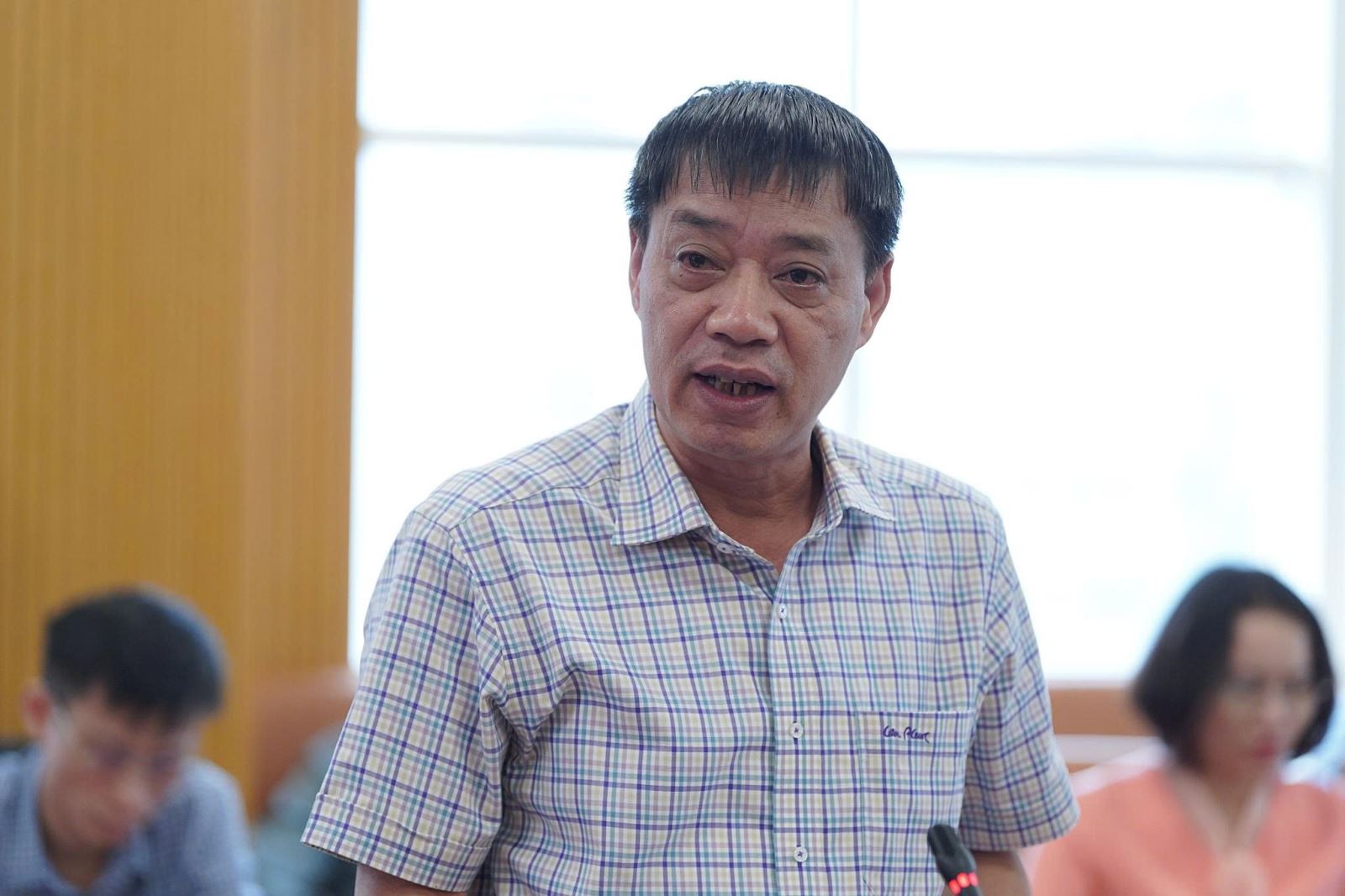 Ông Hoàng Đức Cường, Phó Cục trưởng Cục Khí tượng thủy văn chia sẻ tại họp báo. Ông Hoàng Đức Cường, Phó Cục trưởng Cục Khí tượng thủy văn chia sẻ tại họp báo.