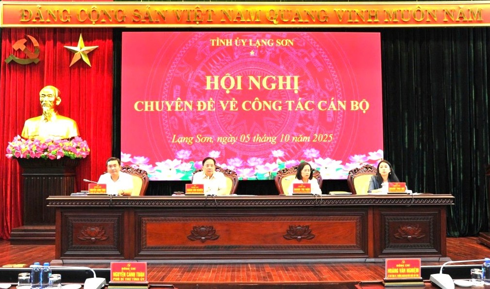 Lạng Sơn: Tổ chức hội nghị chuyên đề về công tác cán bộ, giới thiệu nhân sự Chủ tịch UBND tỉnh nhiệm kỳ 2021–2026