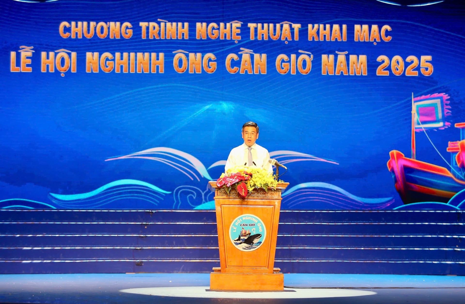 Ông Nguyễn Văn Dũng - Phó chủ tịch UBND TP. HCM phát biểu tại lễ hội