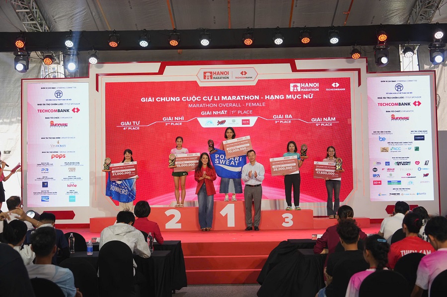 Giải Marathon Quốc tế Hà Nội Techcombank Mùa thứ 4 thành công rực rỡ