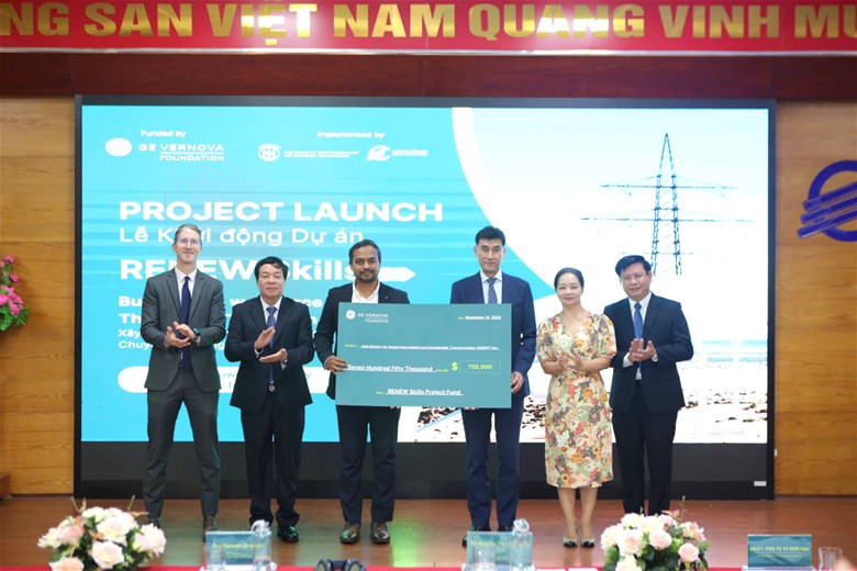 Lãnh đạo EPU ký kết dự án với Quỹ GE Vernova Foundation