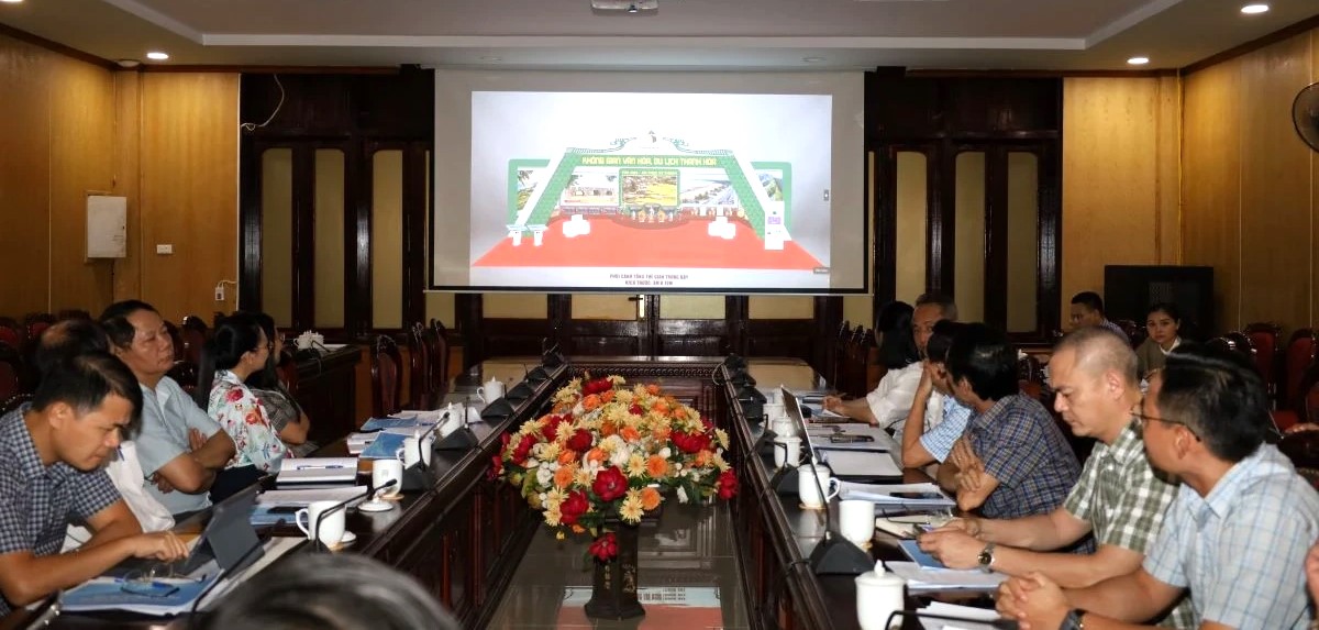 phối cảnh các khu gian hàng của Thanh Hóa tại Hội chợ mùa Thu năm 2025.