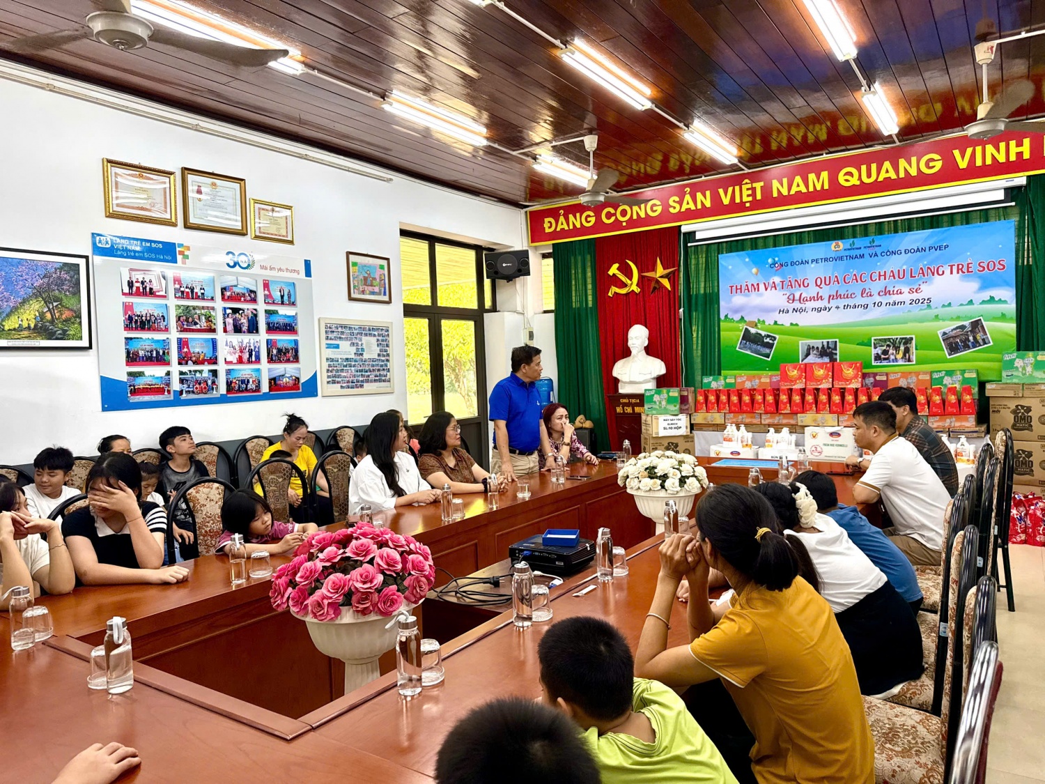 Đồng chí Kiều Ngọc Anh – Chủ tịch Công đoàn PVEP chia sẻ chương trình