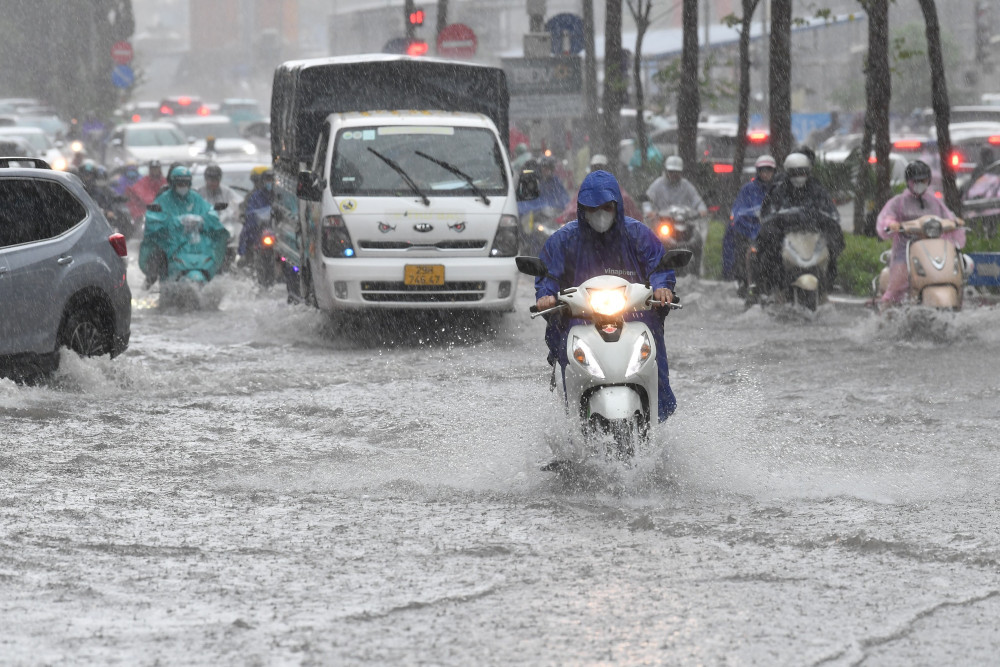Hoàn lưu bão số 11 gây mưa lớn trên diện rộng