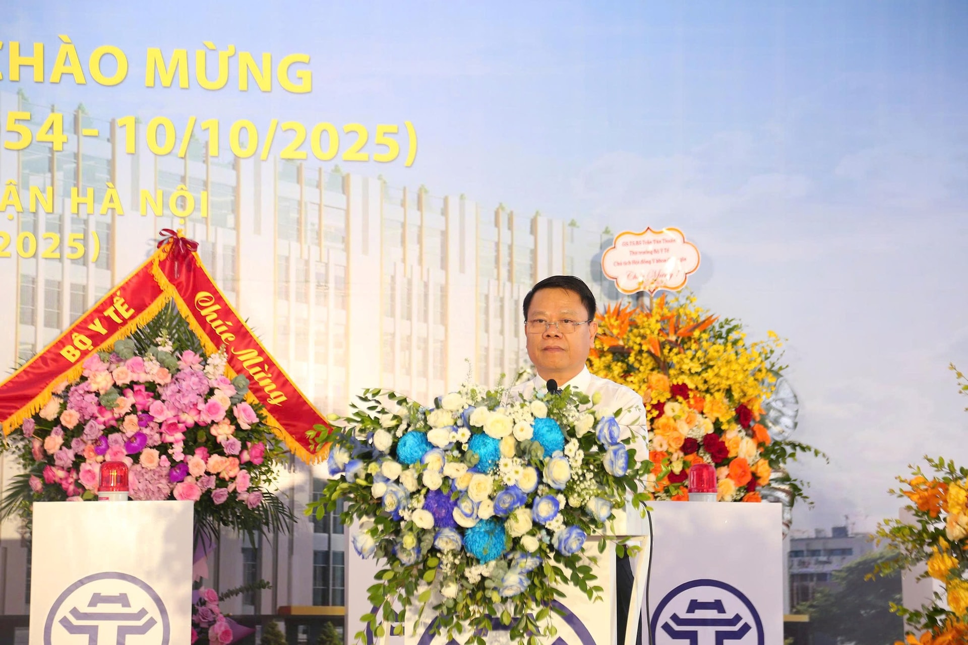 Phó Giám đốc Ban Quản lý dự án Đầu tư xây dựng công trình dân dụng thành phố Hà Nội Nguyễn Ngọc Tường phát biểu. Ảnh: PV