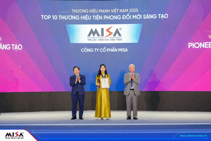 MISA được vinh danh thương hiệu mạnh tiên phong đổi mới sáng tạo 2025