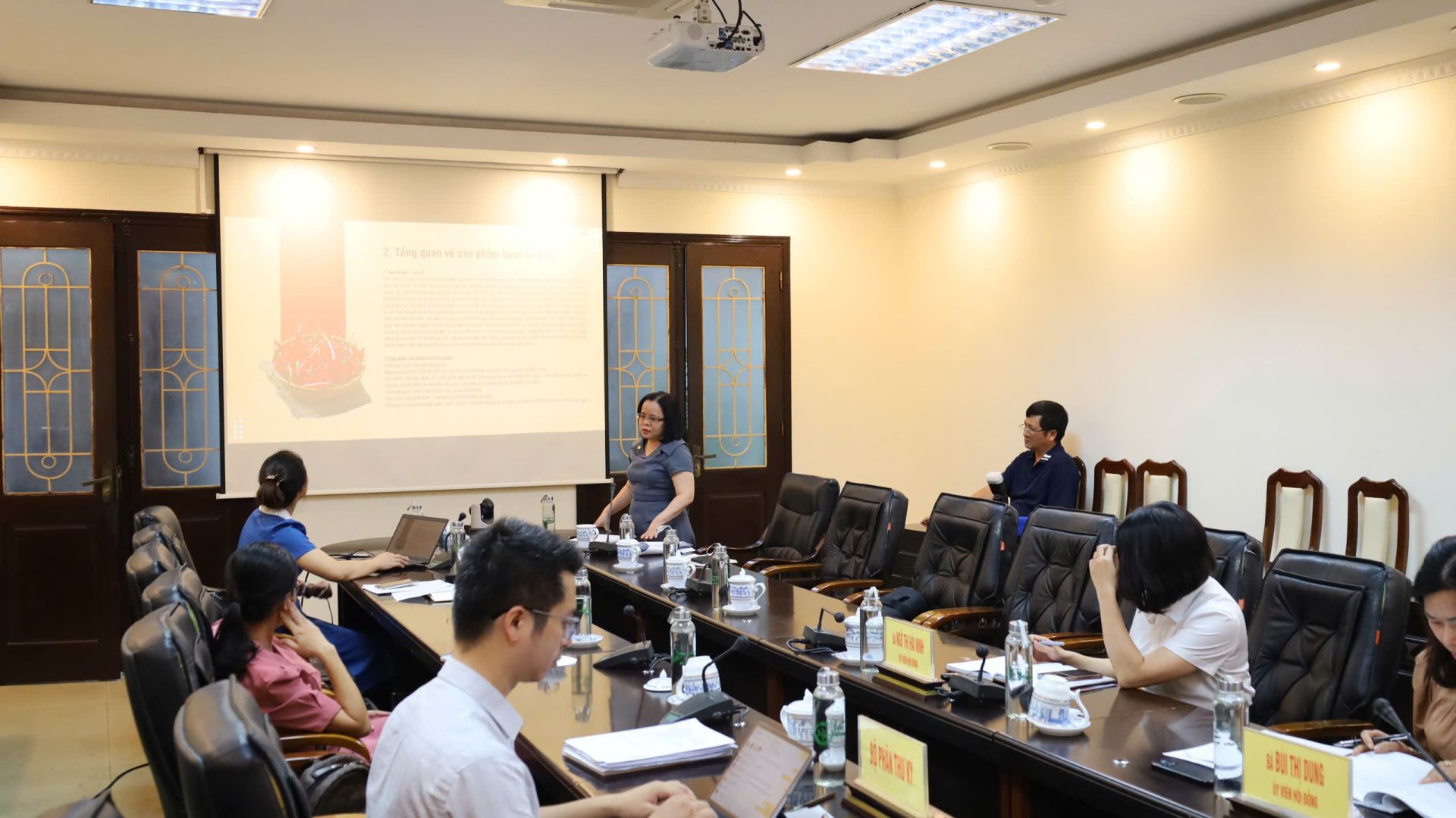 Hỗ trợ quản lý, khai thác và phát triển nhãn hiệu tập thể “Nem An Thọ”