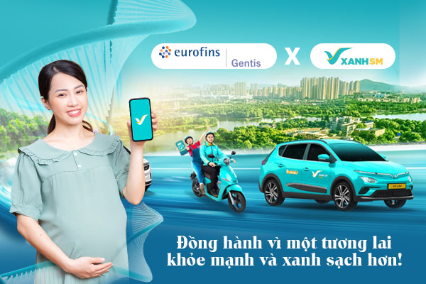 Mẹ bầu đặt lịch xét nghiệm NIPT để nhận ngay quà tặng từ Xanh SM và GENTIS