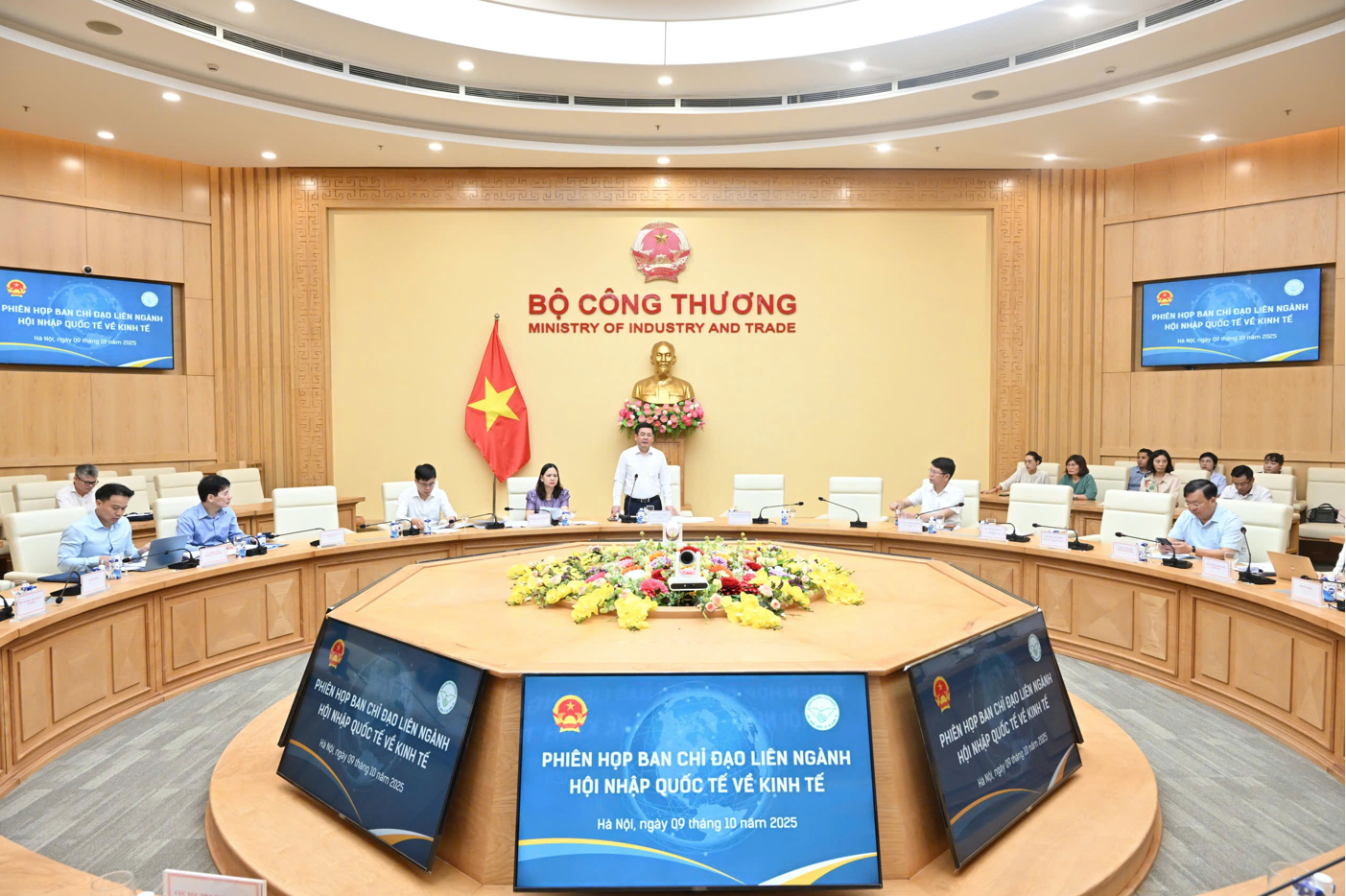 Phiên họp lần thứ nhất năm 2025 của Ban chỉ đạo liên ngành hội nhập quốc tế về kinh tế