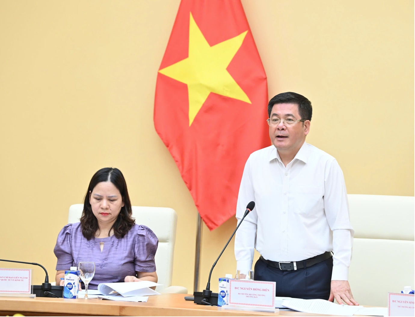 Bộ trưởng Nguyễn Hồng Diên - Phó Trưởng Ban Chỉ đạo quốc gia về hội nhập quốc tế