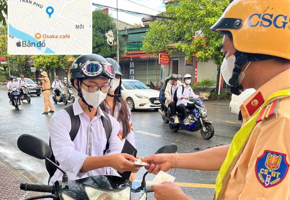 Công an Thanh Hoá ra quân cao điểm bảo đảm trật tự, an toàn giao thông cho lứa tuổi học sinh