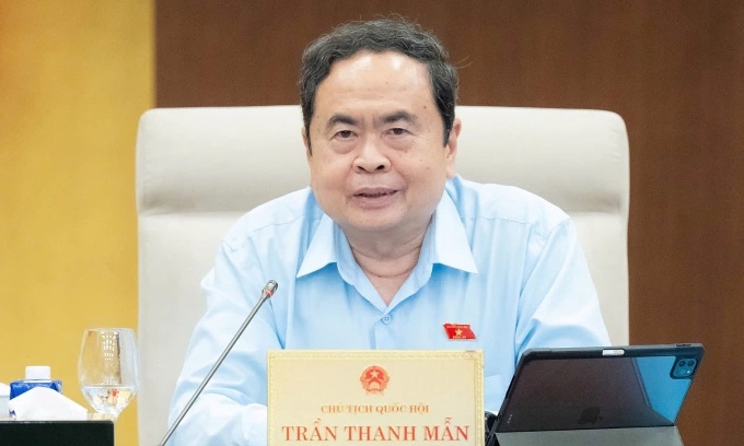 Chủ tịch Quốc hội Trần Thanh Mẫn. Ảnh: Cổng TTĐT Quốc hội Chủ tịch Quốc hội Trần Thanh Mẫn. Ảnh: Cổng TTĐT Quốc hội