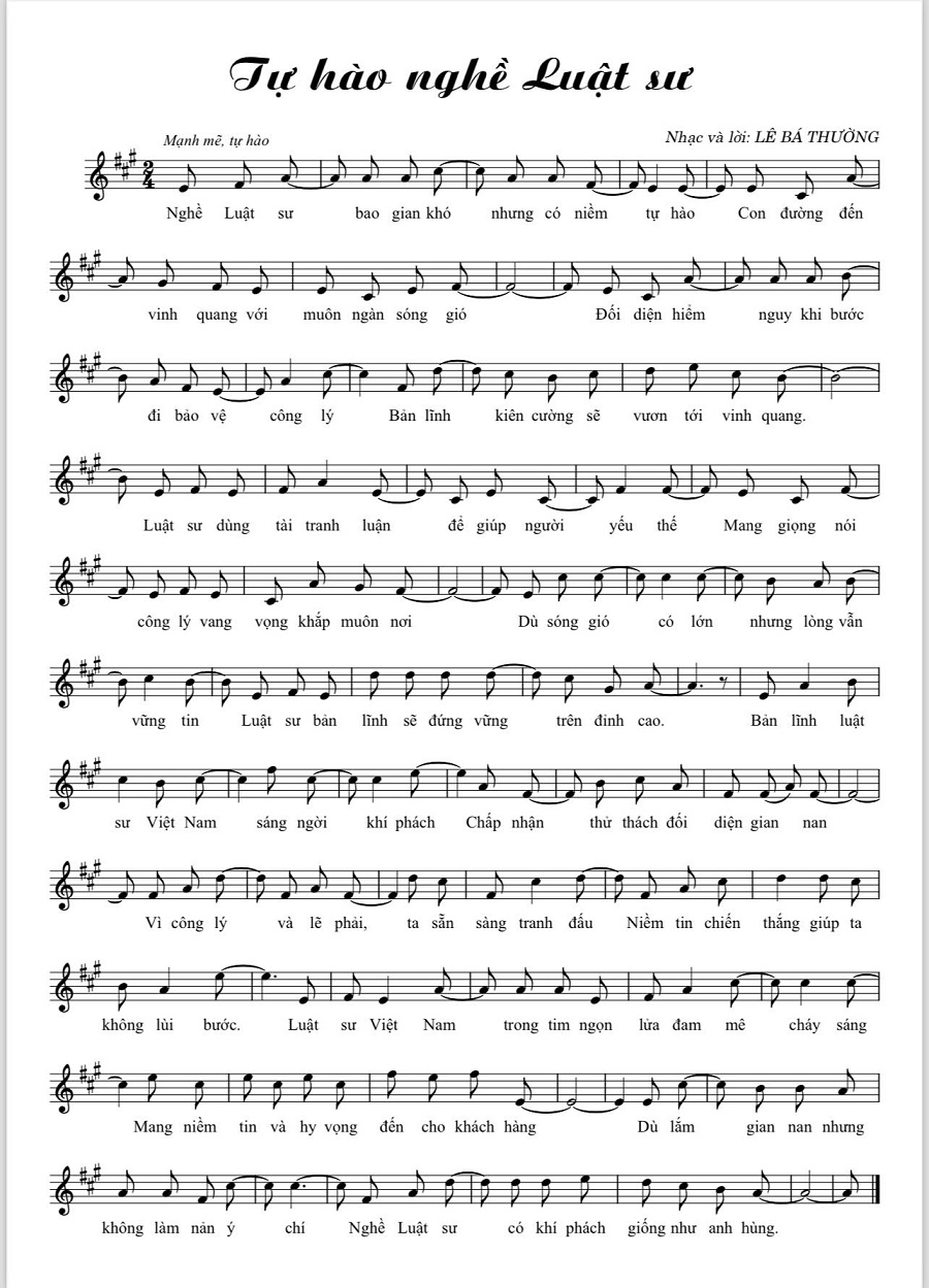 “Tự hào nghề luật sư” - Khúc ca tri ân người giữ gìn công lý