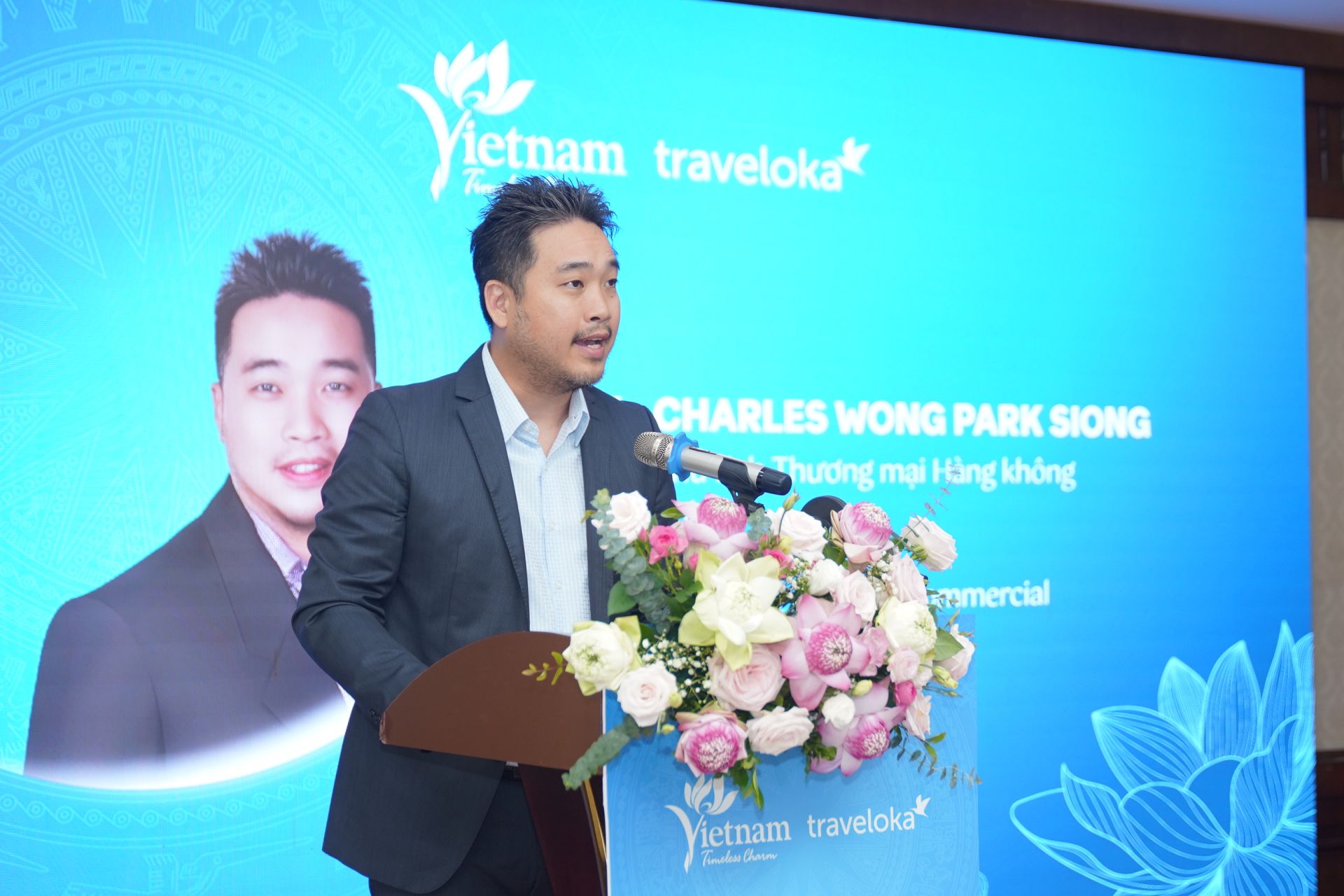 Ông Charles Wong Park Siong, Phó Chủ tịch phụ trách Thương mại Hàng không - Traveloka
