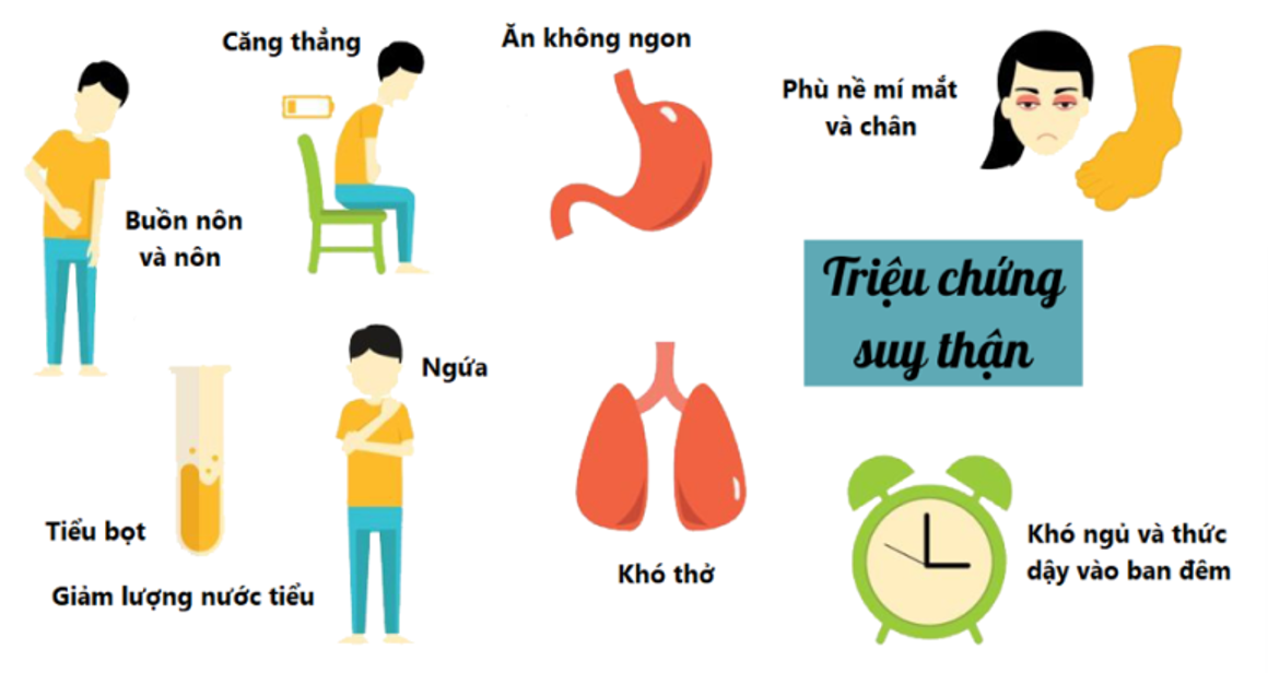 Các triệu chứng suy thận cần được phát hiện sớm để điều trị kịp thời