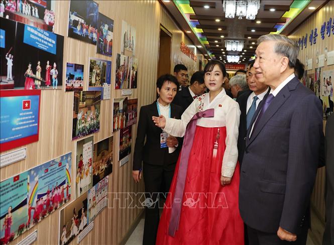 Tổng Bí thư Tô Lâm thăm Trường mẫu giáo Kiêng Sang. Ảnh: Thống Nhất/TTXVN Tổng Bí thư Tô Lâm thăm Trường mẫu giáo Kiêng Sang. Ảnh: Thống Nhất/TTXVN