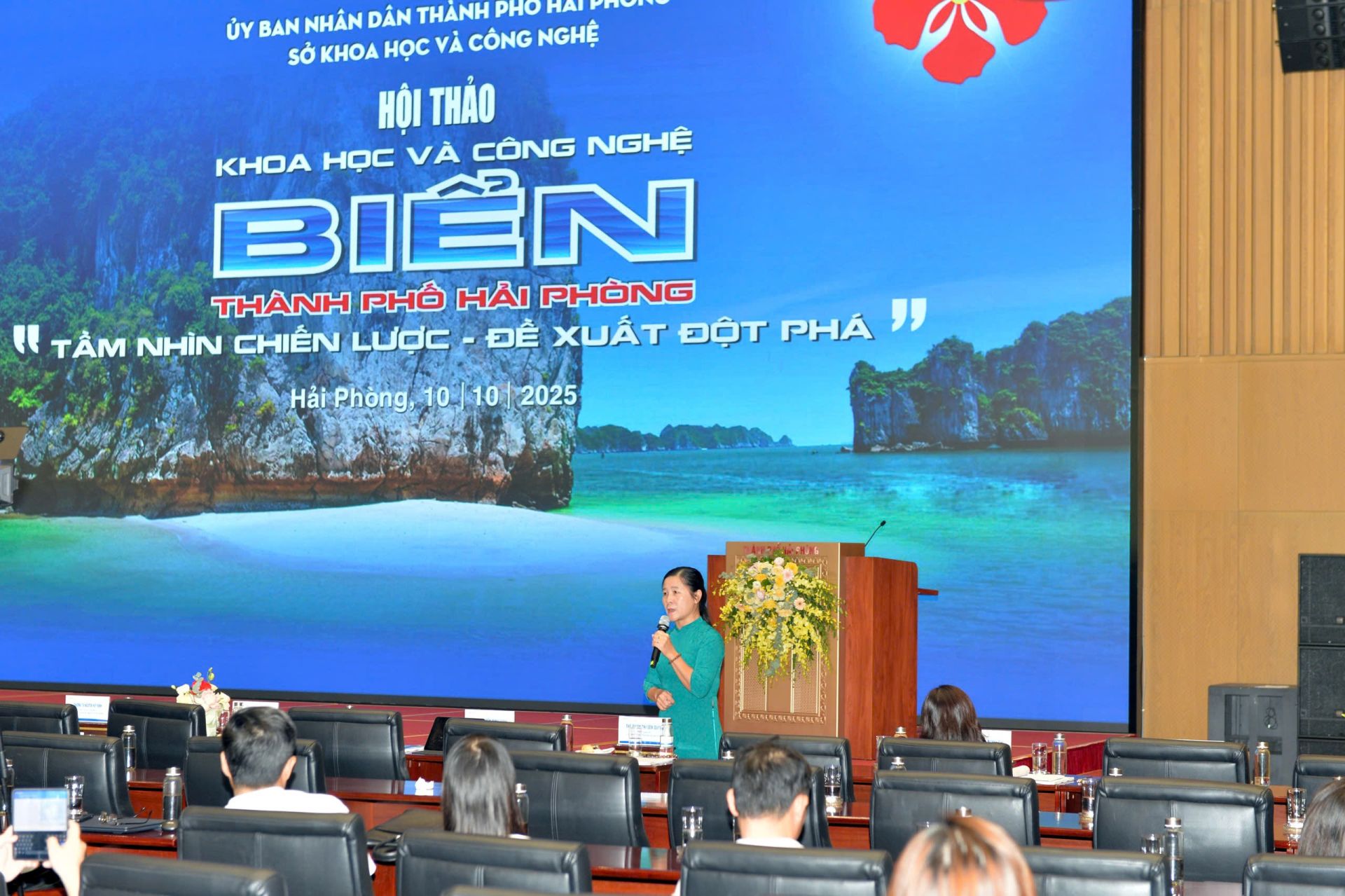 Thạc sĩ Phạm Thị Sen Quỳnh, Phó giám đốc Sở Khoa học và Công nghệ Hải Phòng.