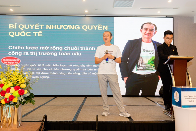 Doanh nhân Mã Thanh Danh chia sẻ tại sự kiện