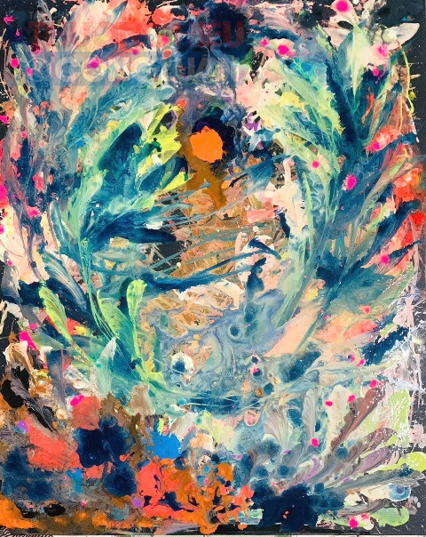 Đôi cánh thiên thần – Tác giả: Ana Nguyễn – Chất liệu: Acrylic – Kích thước: 85 x 105 cm – Năm sáng tác: 2024 Đôi cánh thiên thần – Tác giả: Ana Nguyễn – Chất liệu: Acrylic – Kích thước: 85 x 105 cm – Năm sáng tác: 2024