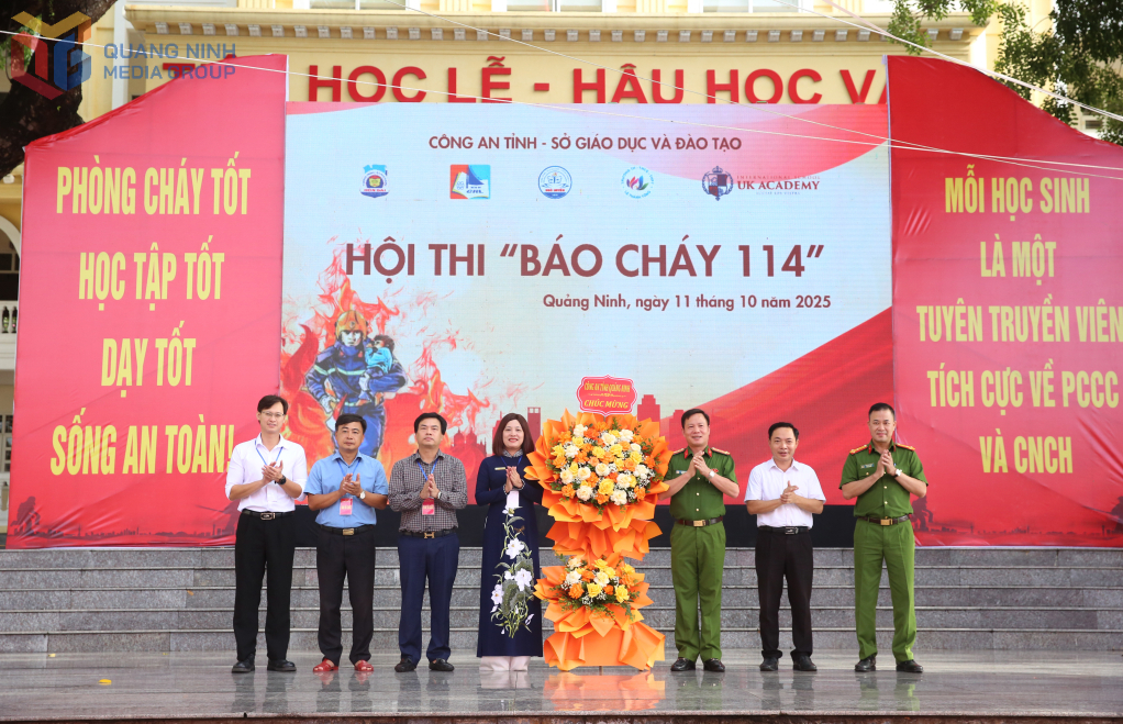 Hội thi “Báo cháy 114” trong trường học
