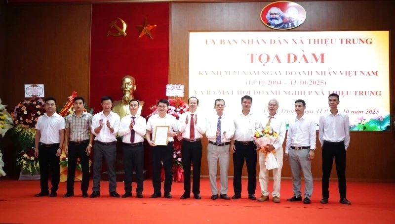 Thành lập Hội Doanh nghiệp xã Thiệu Trung